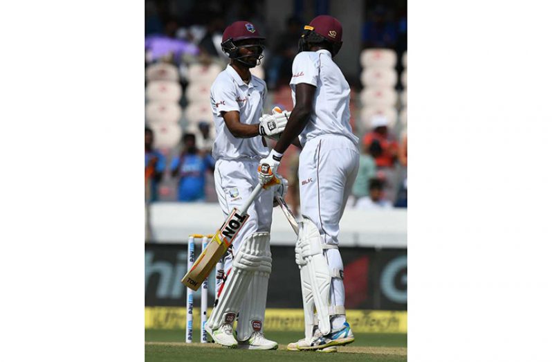 Roston Chase and Jason Holder scored 104 for the seventh wicket to help Windies recover. (Cricbuzz)