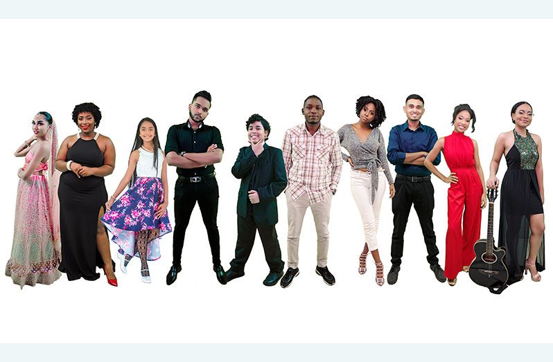 The ten deserving winners of Guyana Talent Search