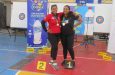 Gold medalist Roshini Boodhoo with silver medalist Karin Tappin