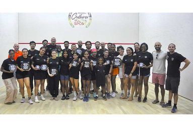 The winners with the sponsor and GSA officials after the presentation on Saturday evening (Sean Devers photo)
