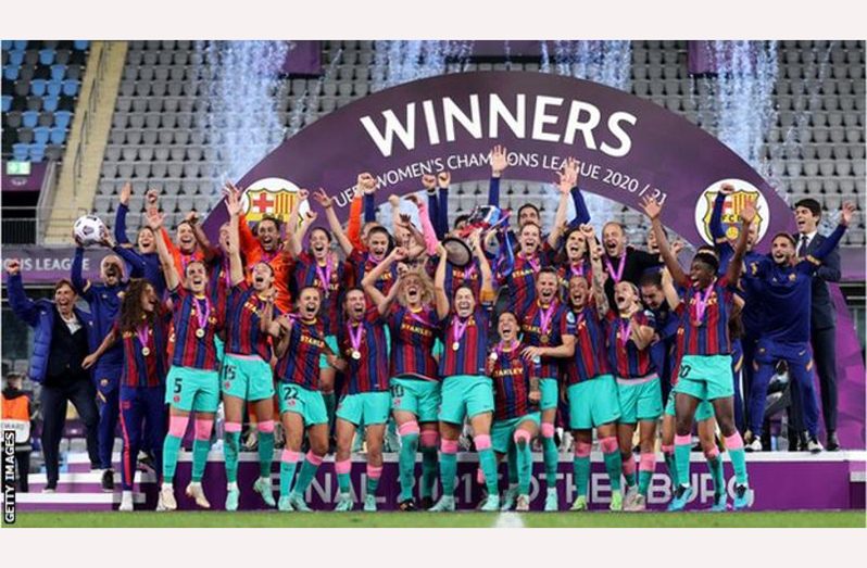 Barcelona are the first Spanish side to win the Women's Champions League.