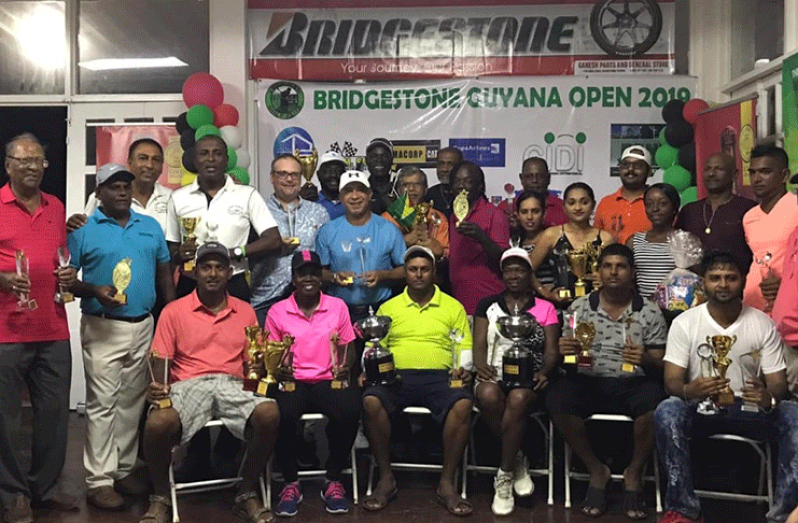 The winners of the 2019 edition of the Guyana Open