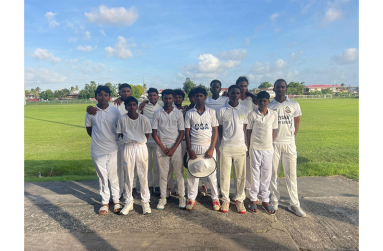 The winning Rose Hall Town Bakewell team.