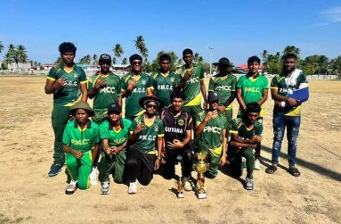 The winning Port Mourant team