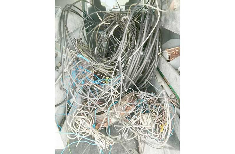 GPL, through its Loss Reduction Department, conducted an illegal connection removal exercise on Wednesday at Kuru Kuru College Road, Soesdyke Highway
