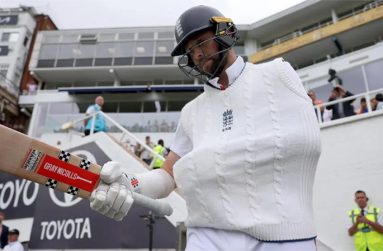 Chris Woakes' last act for England was coming out to bat against India with his injured arm in a sling