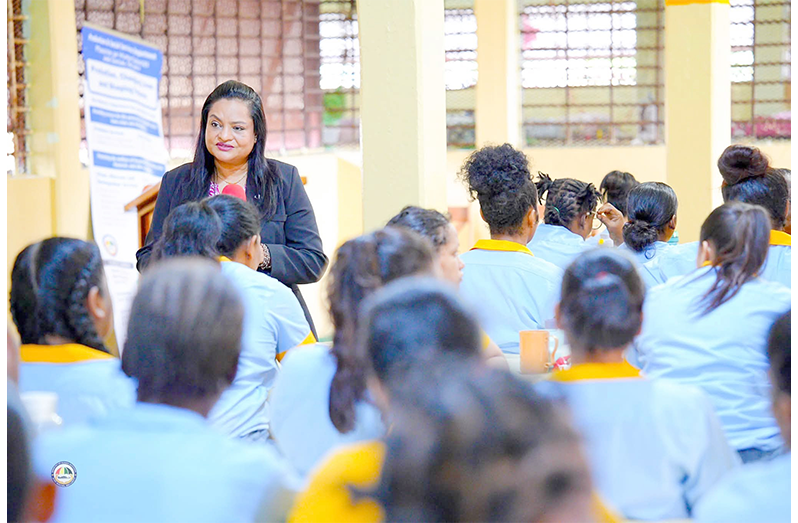 Minister of Human Services and Social Security, Dr Vindhya Persaud, visited the Timehri Women’s Prison, where she spent time listening to the stories and challenges of close to 80 women