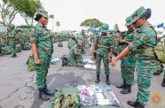 In observance of the Women’s Army Corps’ 58th anniversary, a battle muster was conducted to ensure operational readiness and discipline of its members