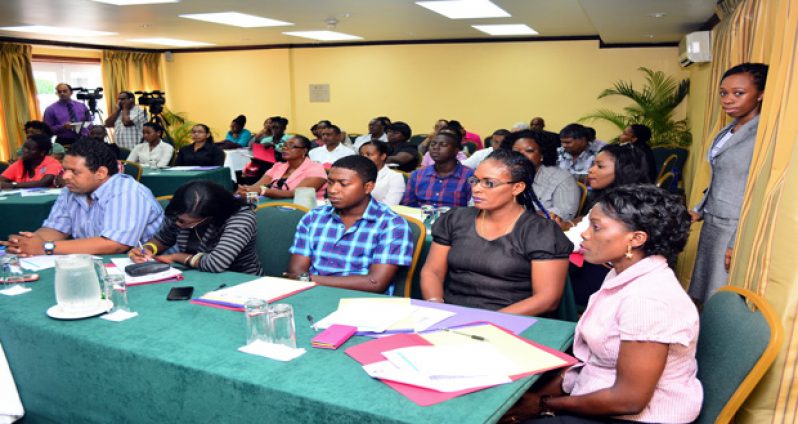 Stakeholders at yesterday’s food science and water surveillance workshop