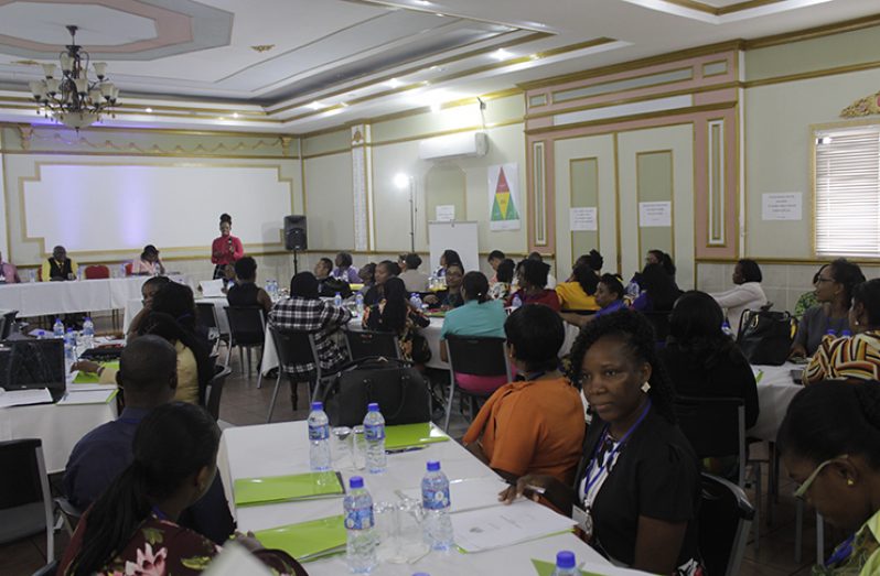 A section of  attendees at the curriculum-writing workshop