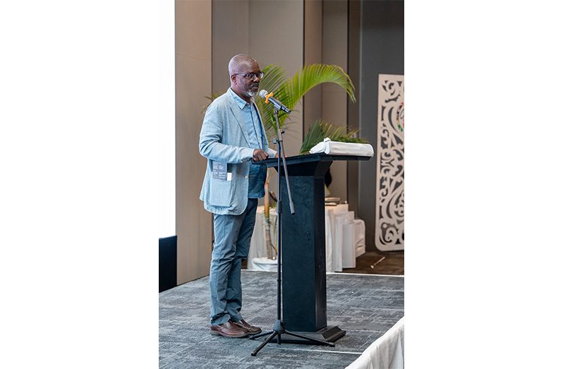 Author and Poet, Berkley Wendell Semple, at this year’s Guyana Prize for Literature