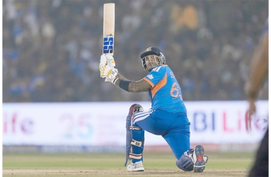 Suryakumar Yadav crashed 24 runs off an over • Jan 23, 2026 • BCCI