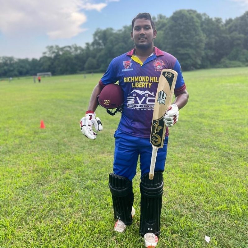 Bhaskar Yadram has scored back-to-back centuries in the NYNCL 30-over Saturday tournament.