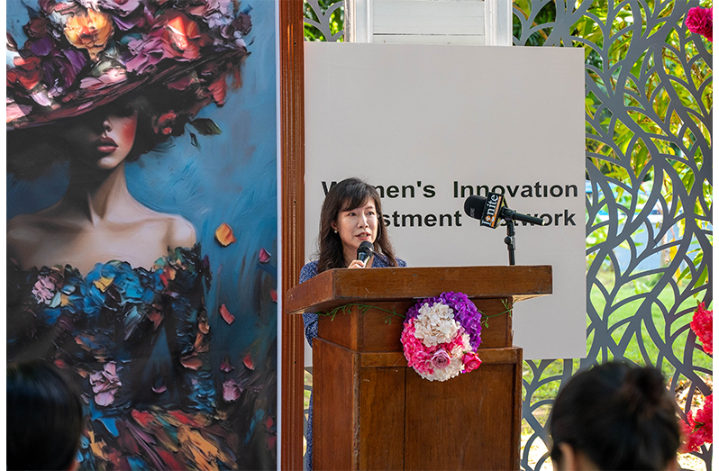 Chinese Ambassador to Guyana, Yang Yang (Elton John photo)