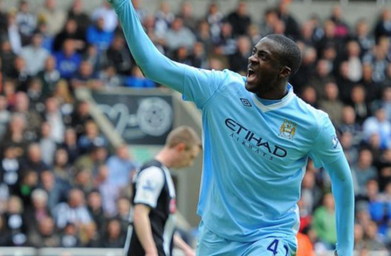 Ivorian Yaya Toure helped Manchester City to three Premier League titles.