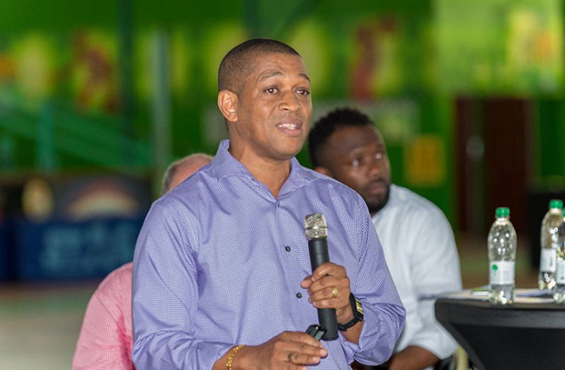 Director of  Department of the Environment, Dr Mark Bynoe