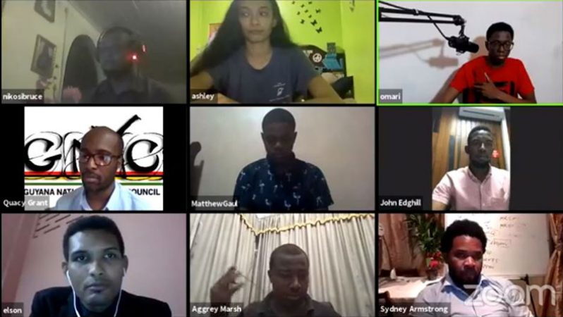 Some of the participants at the Youth Budget Forum organised by Move On Guyana and the Guyana National Youth Council (GNYC)