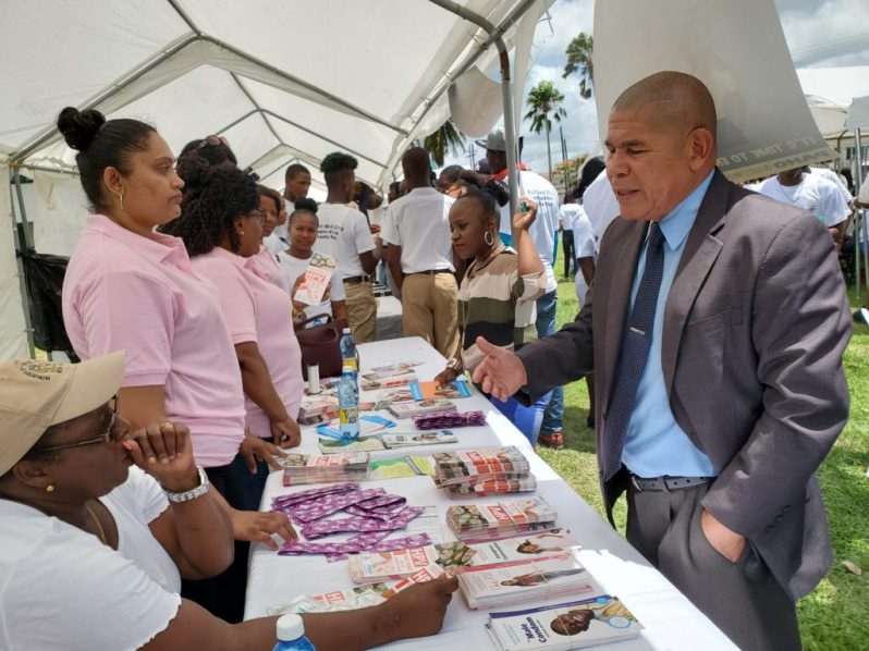 FLASHBACK: Minister Norton engaging participants of Youth Week 2019