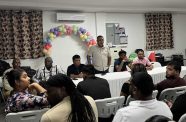 Member of Parliament, Zamal Hussain, meets with youths in New Amsterdam