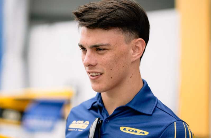 Barbadian driver Zane Maloney