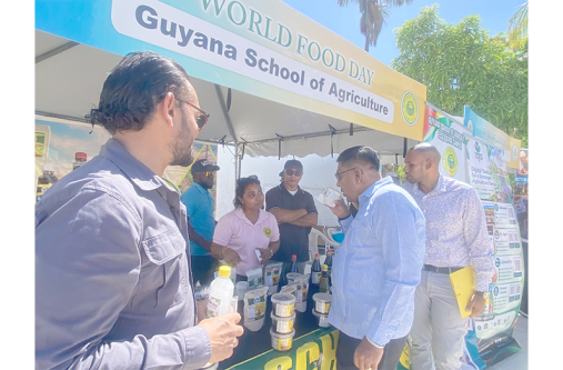 The World Food Day event at Lake Mainstay brought together farmers, exhibitors, representatives of agricultural agencies, government officials and members of the Indigenous community to celebrate Guyana’s agricultural achievements