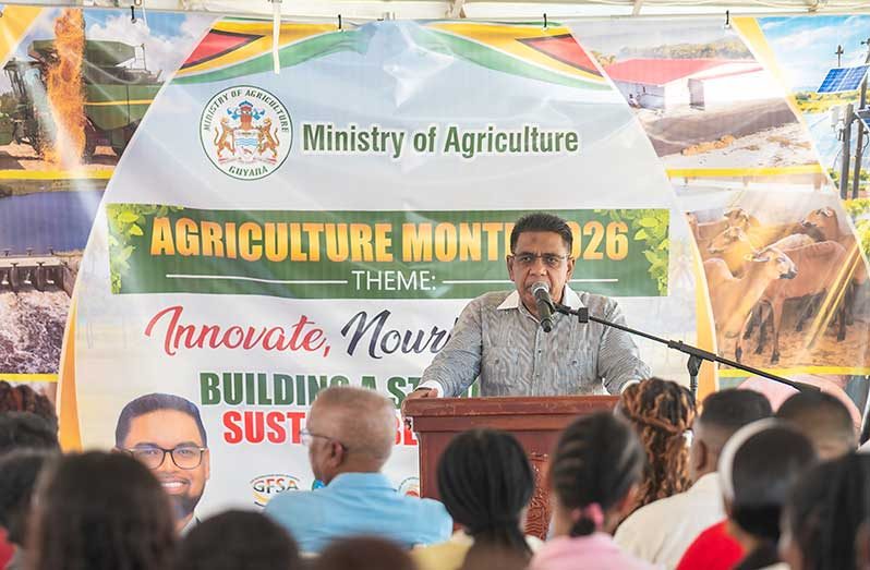 Minister of Agriculture, Zulfikar Mustapha (Delano Williams photo)