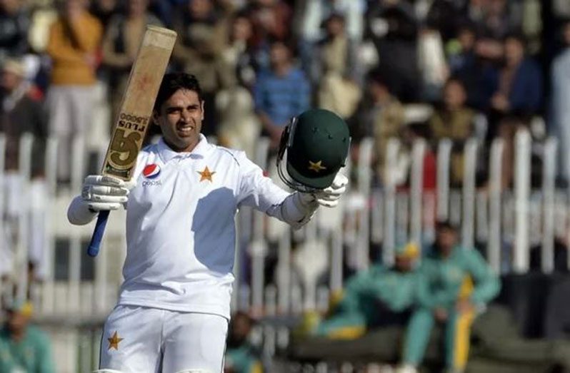 Pakistan opener Abid Ali scored 204 runs in the match