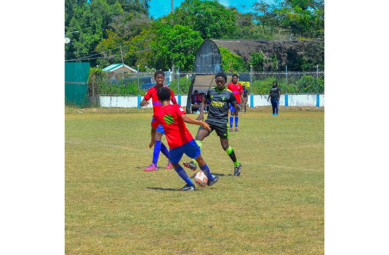 The MILO schools football tournament continued at the Ministry of Education Ground (Japheth Savory Photo)