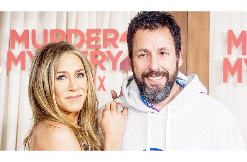 Jennifer Aniston and Adam Sandler starred in Netflix's Murder Mystery 2 (GETTY IMAGES)