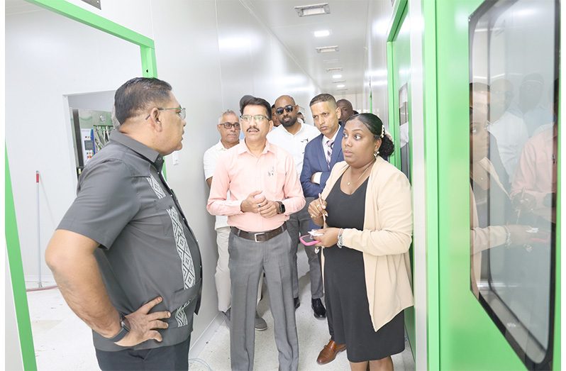 Agriculture Minister Zulfikar Mustapha held separate meeting with the staff of the National Agriculture Research and Extension Institute (NAREI), the Guyana Livestock Development Authority (GLDA), and the Government’s Agriculture Innovation and Entrepreneurship Programme (AIEP) to discuss the government’s five-year Agricultural Agenda (MoA photo)