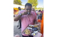 agri-cook-off-1 Minister of Agriculture, Zulfikar Mustapha, joined staff and guests to sample Diwali-inspired dishes during the annual cook-off (Japheth Savory photos)