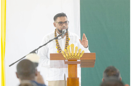 President Dr. Irfaan Ali