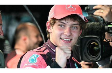 Andrea Kimi Antonelli passed his driving test earlier this year