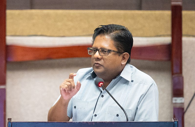 Senior Minister within the Office of the President with Responsibility for Finance, Dr. Ashni Singh