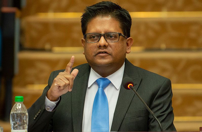 Senior Minister with responsibility for Finance, Dr Ashni Singh