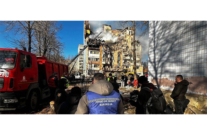 Ukraine Humanitarian organisations support people affected by deadly overnight attacks in Ternopil in western Ukraine (UNOCHA photo)