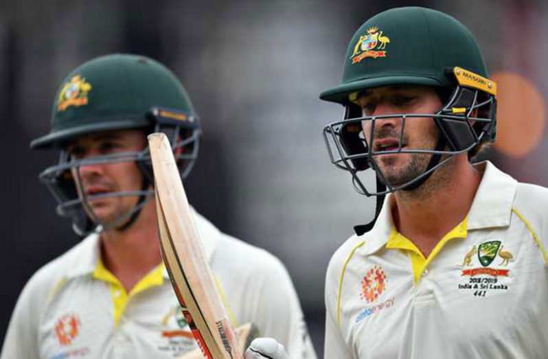 Joe Burns and Travis Head put on 308 runs for the fourth wicket.