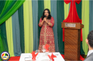 Minister of Human Services and Social Security, the Hon Dr Vindhya Persaud speaking at the Guyana Association of Professional Social Workers (GAPSW) second annual Gala and Award Ceremony