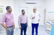Flashback to January, when the NICU was commissioned at the Suddie Public Hospital. Pictured is Minister of Health Dr. Frank Anthony (right), Regional Health Officer Dr. Ranjeev Singh (second right), and head of the department, Dr. Kalesh Latchminarine, a pediatrician