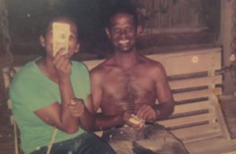 Mohan Ball (right) with his niece in happier times