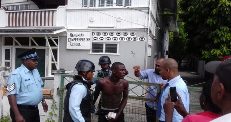 Police ranks responded promptly to arrest the suspect in Queenstown.