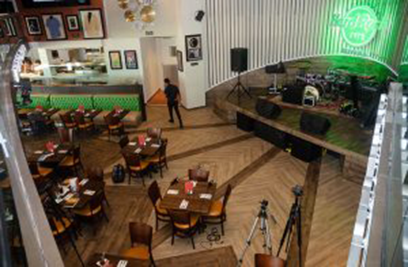 The Hard Rock Café, which boasts an indoor bar, is allowed to operate at 40 per cent capacity