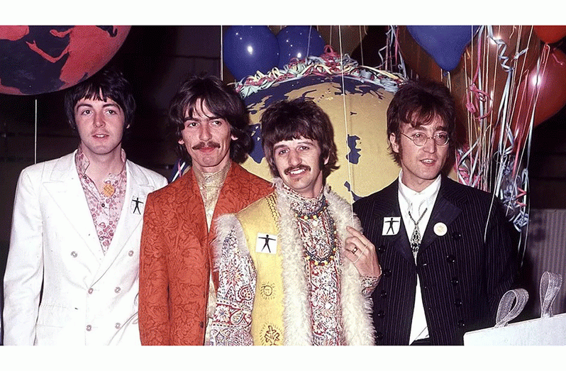 From left to right: Sir Paul McCartney, George Harrison, Sir Ringo Starr and John Lennon of the Beatles (PA MEDIA)