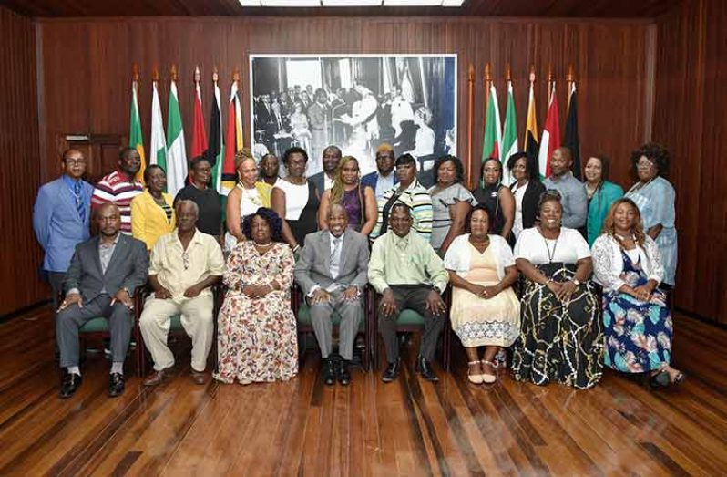 Members of the Bethel Tabernacle Assembly of God Church: Mr. Leslie and Eartha Gonsalves, Dr. Virginia Sealey, Dr. Cynthia Bankston, Apostle James Thomas, Ministers, Rawle Rollins, Seon Rodney, Roxanne McFarlane, Alana Labistide, Lance and Carol Cave, and Rashieda Tompson. Other members of the visiting team were: Dr. Shellyann Cole, Sister Dianne Hermonstine, Marcia Adams, Isola Whyte, Howard Osborne, Brenda Samuels, Michelle Summer, Dr. Sidonia Osborne, Dwayne Cole, Maureen John, Chillion John, and Pastor Ann Duke