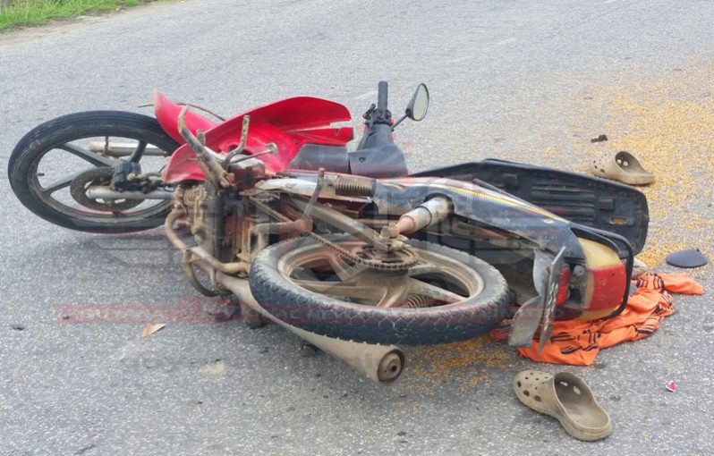 The  bike following the accident.
