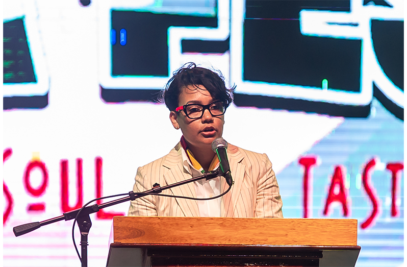 Minister of Tourism, Industry and Commerce, Susan Rodrigues (Delano Williams photo)