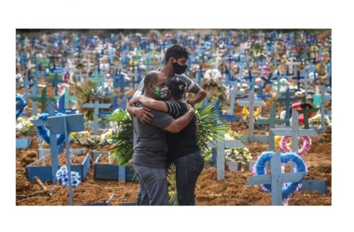 Mass graves are being used to bury the dead in the northern city of Manaus (GETTY/BBC)