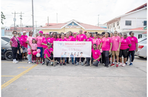 GPHC hosts Breast Cancer Awareness Walk as it calls for early screening and action (GPHC photo)