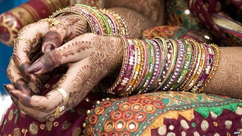 A police official said since the bride was already married now, what could anyone do?