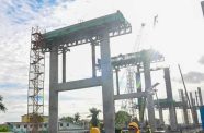 Construction of the new Demerara Harbour Bridge is progressing